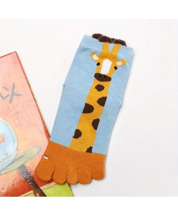 Детски чорапи с пръсти жираф 2 чифта